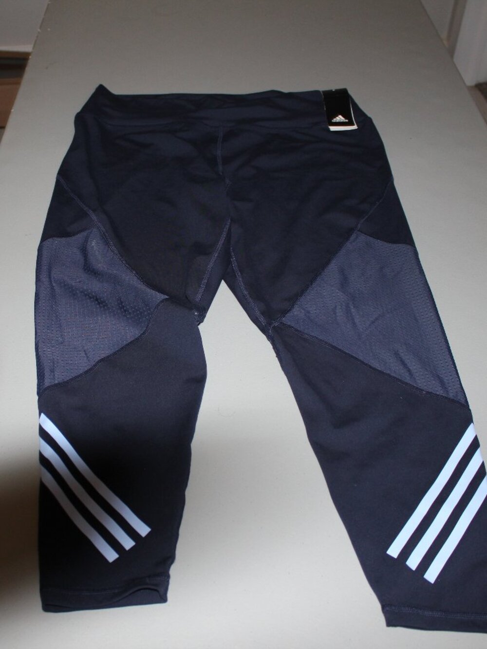 Blu Adidas 7/8 High Rise Tight Size XL